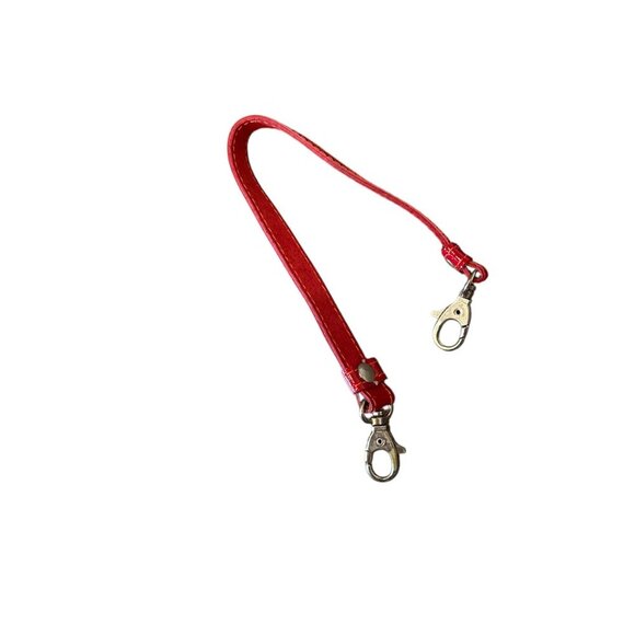 Nahui Ollin Barcode Crossbody with Red Accent Strap and Buckle NWOT - Picture 5 of 12